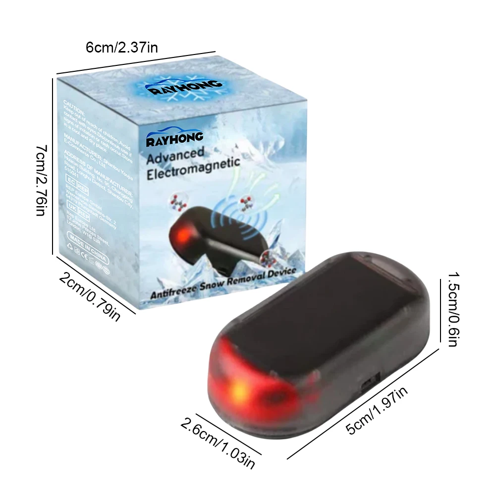 Car Electromagnetic Molecular Interference Antifreeze Device Windshield Deicer Car Ice Snow Remover Winter Auto Interior Parts