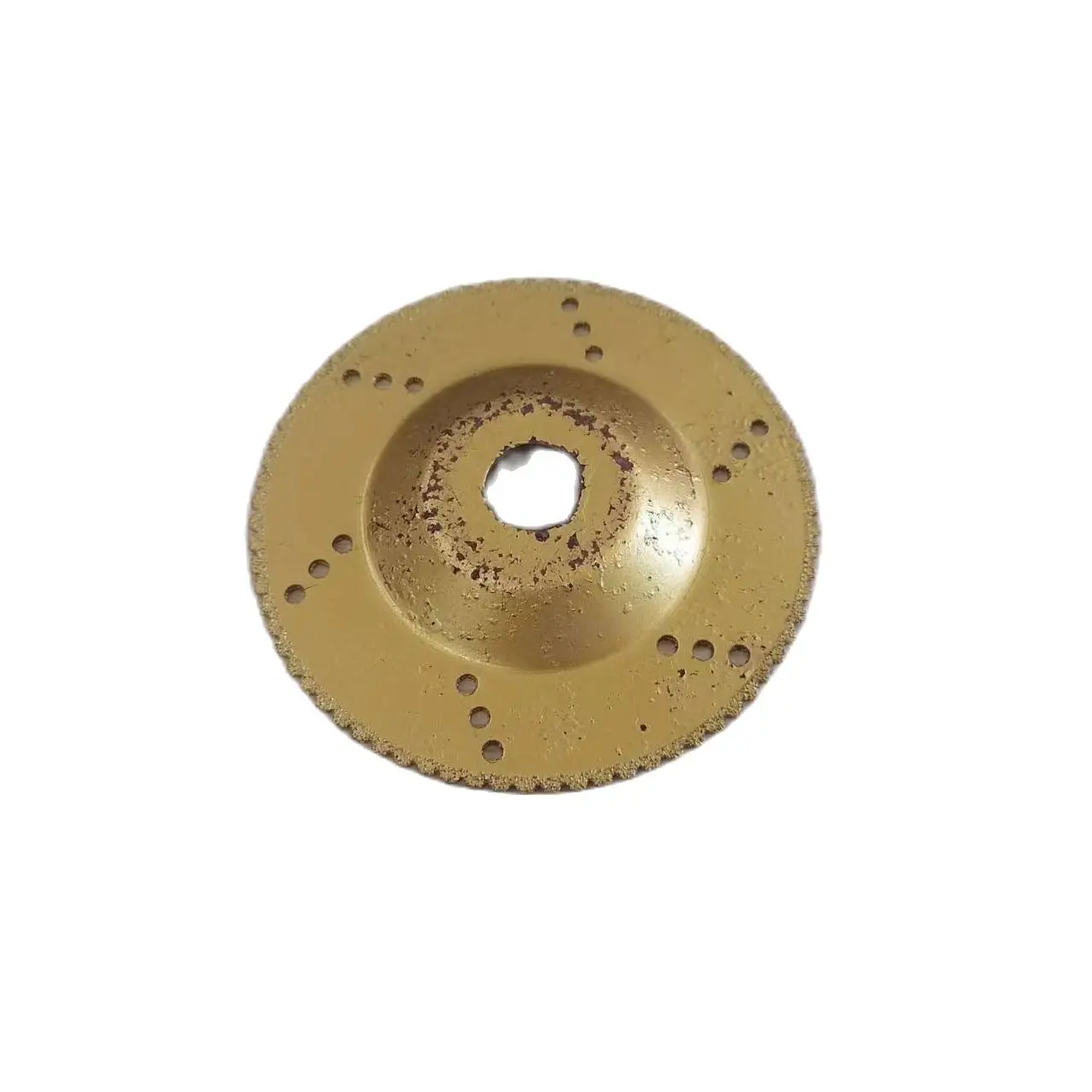 

4"110mm Abrasive Tools Golden Vacuum Brazed Small Diamond Grinding Cup Saw Blade For Grinding Stone Marble Granite Ceramic