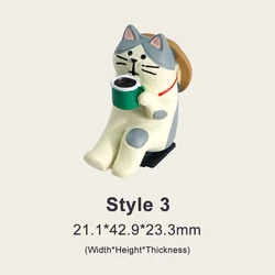 Cartoon Silicone Camera Hot Shoe Cover - Soft, Cute, Universal Protector (Drink Tea Cat)