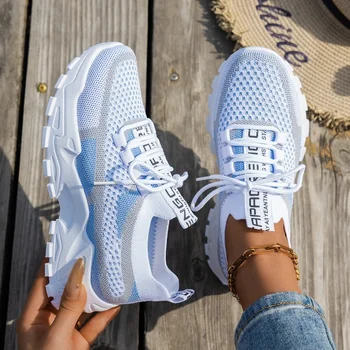 Women Shoes Summer 2025 New Four Seasons Versatile Thin Breathable Casual Shoes Large Fashion Sneakers Women Zapatos De Mujer 1