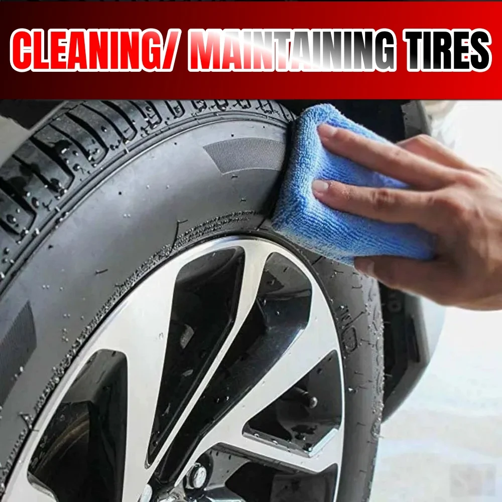 1-20PCS car waxing sponge Car detail waxing care pad Microfiber rectangular cleaning and polishing sponge car cleaning tools 5