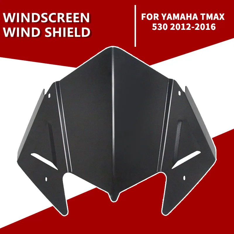 

Ветровое стекло TMAX 530 2012 - 2016 для мотоцикла, черное ветровое стекло для Yamaha TMAX530 TMAX 530 TMAX-530 2013 2014 2015, ветровой дефлектор