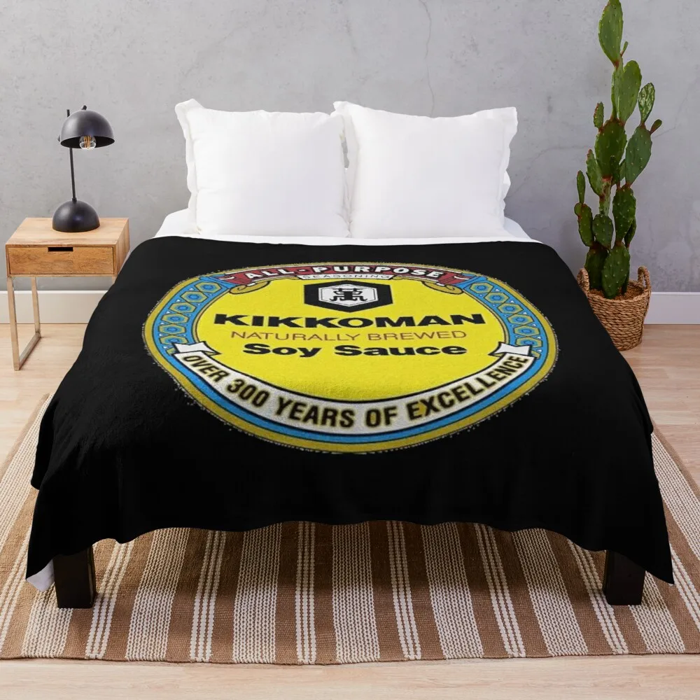 

Kikkoman Man Throw Blanket Furry Blankets Big Thick Furry Couple Blanket