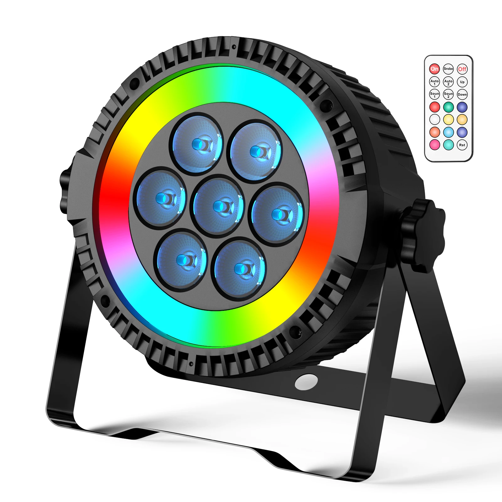 

Somspot LED Par Light Stage Effect Lighting Projector for DJ Disco Party Holiday Christmas Bar Club Wedding Birthday