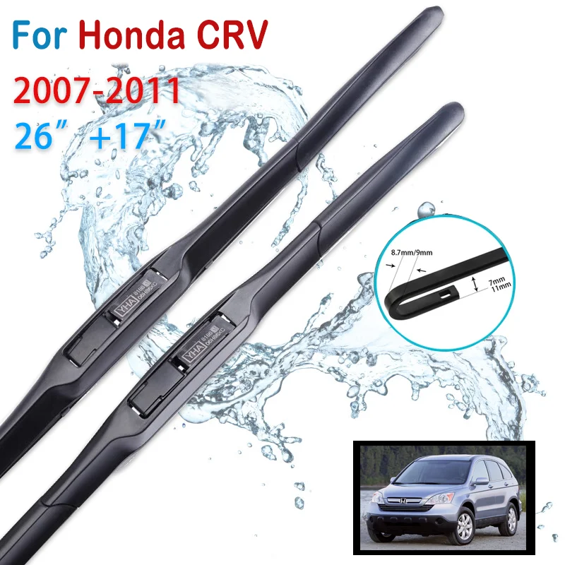 CarWiperBladesForHondaCRVMK320072012WindscreenWipers2617