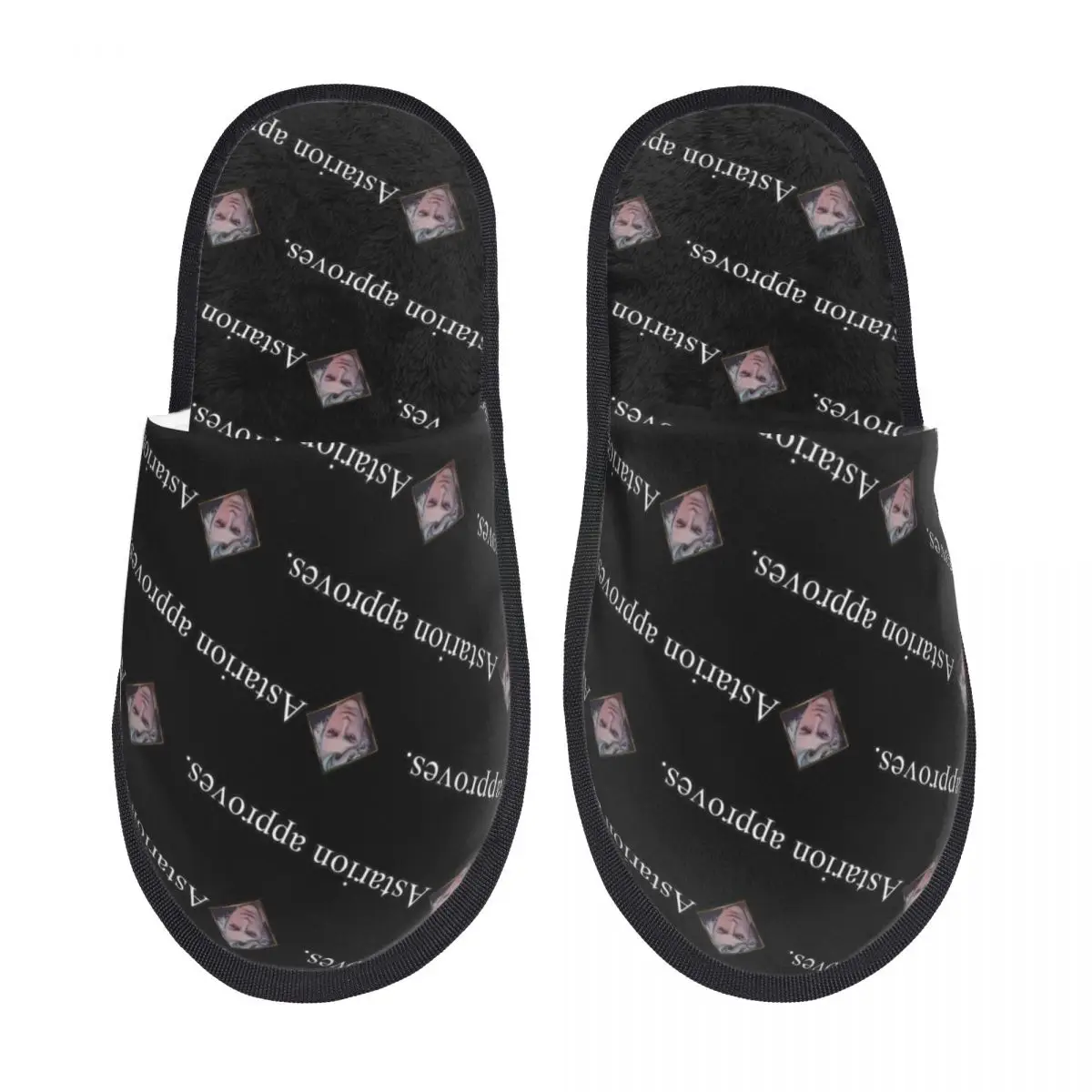 

Astarion Baldurs Gate 3 Girl Dinner Winter Cotton Slippers Living Room Cozy Memory Foam Slides Anti Slip