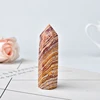 1PC Natural Quartz Mookaite Crystal Point Wand Healing Stone Energy Quartz Home Decoration Reiki Tower Beautiful Ornament Gifts 4