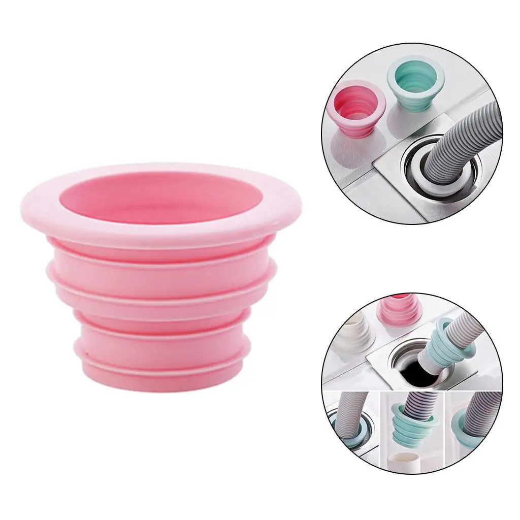 2-4pack Laundry Bathroom Sewer Seal Ring Sealing Plug Cleaning Tools Stylish