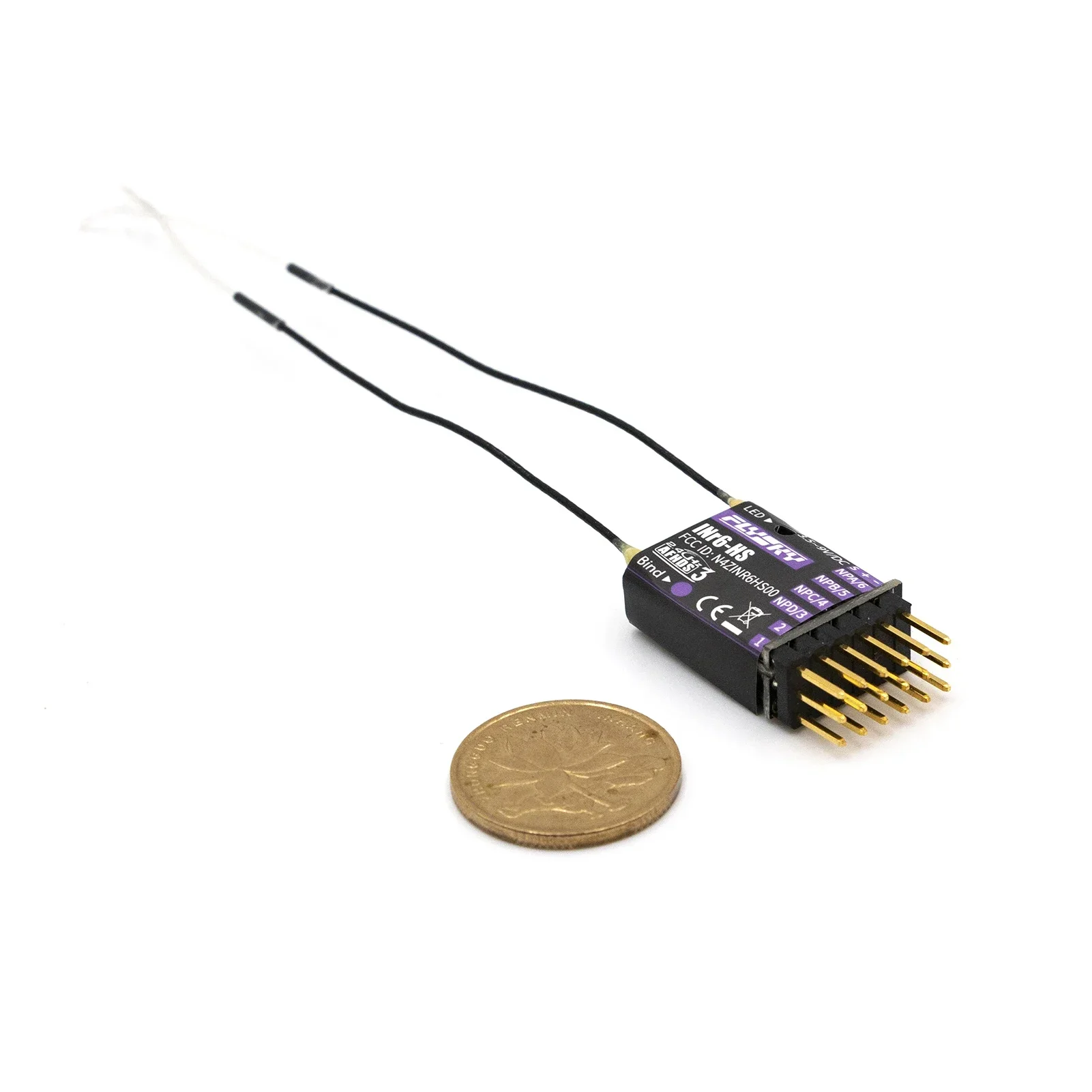 INr4 GYB Remote Control Noble NB4 Gyro Receiver 4 Channels , for Flysky NB4, Noble Lite, Noble Pro Radio Transmitter AFHDS 4