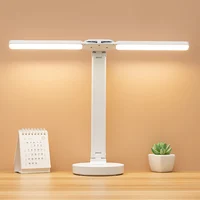 LED Desk Lamp 3 Levels Dimmable Touch Night Light USB Rechargeable Eye Protection Foldable Table Lamp For Bedroom Bedside Readin 1