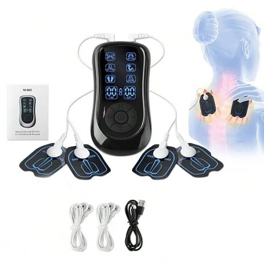 Electric Pulse Neck and Shoulder Massager for Relaxation Therapy
