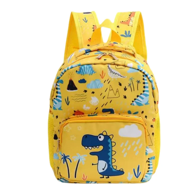 Lightweight Dinosaur Print School Backpack For Preschool Boys And Girls