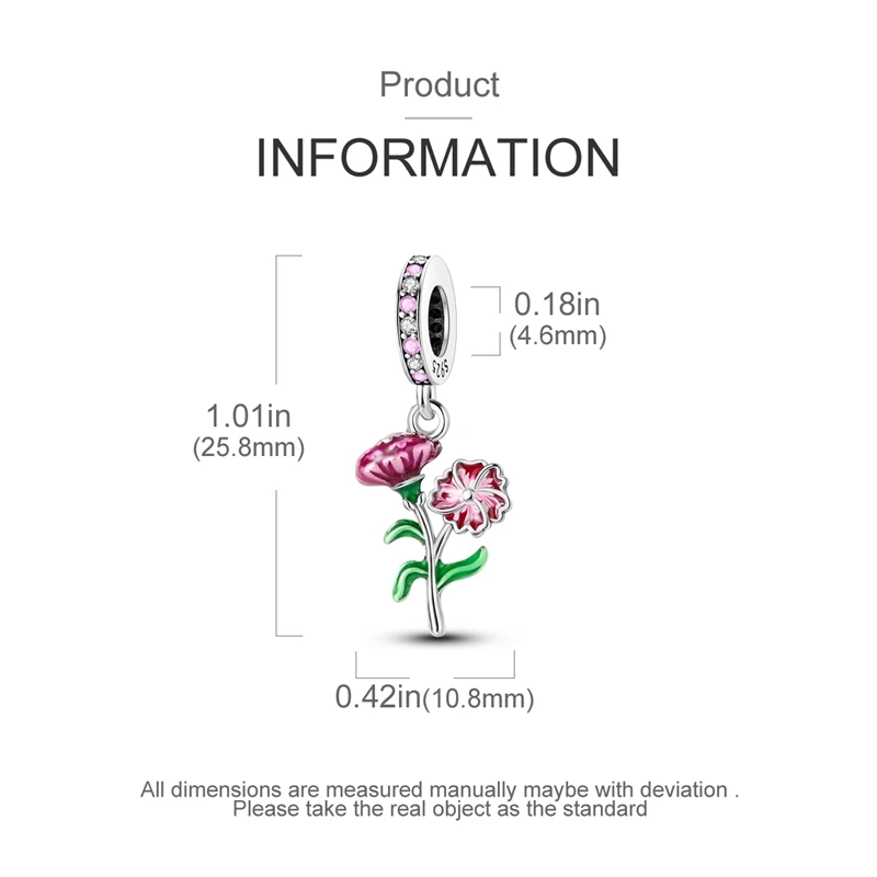 Fit Qikaola 925 Original Armband 925 Sterling Silber Blume Vogel Serie Charms Perlen Für Frauen Mode DIY Schmuck Geschenke Machen – Detail 19