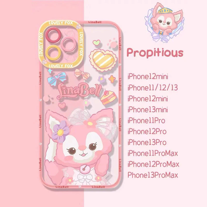 

LinaBell Cartoon Phone Case Anime Shockproof Phone Case Kawaii for Iphone 12 11 13Pro Max Xr X Xs Max Cartoon Phone Case