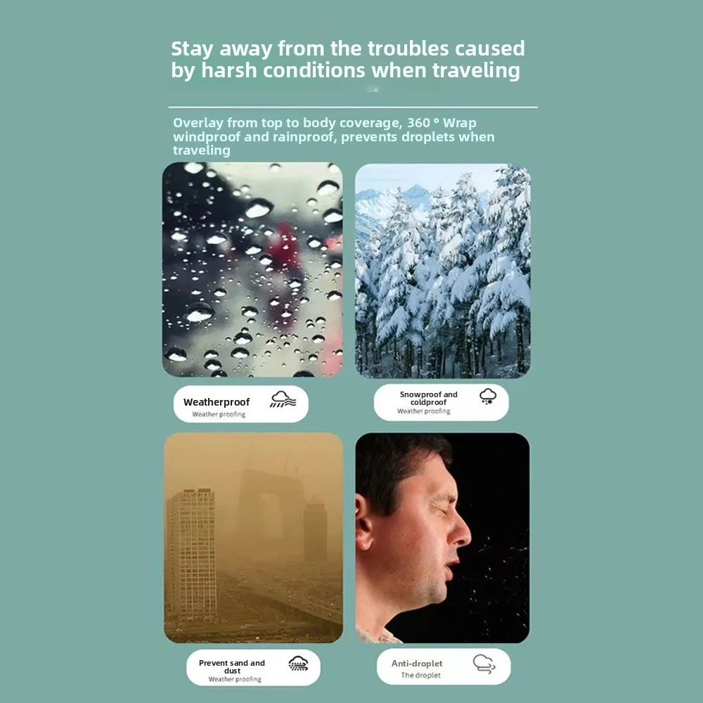 Transparent Baby Umbrella Stroller Rainproof Cover Waterproof Windproof Pocket Stroller Rain Cover Travel Protective Shield