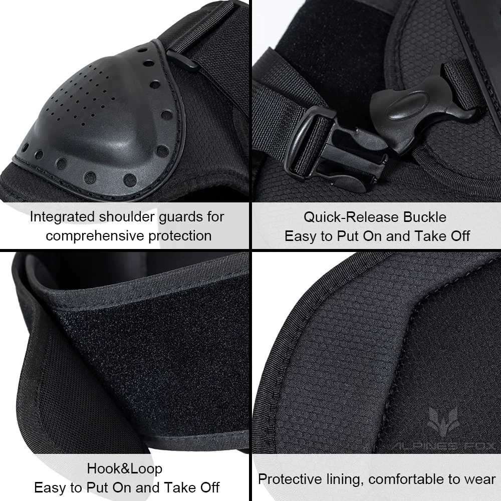 어린이 오토바이 아머 조끼 보호대 아동 청소년 모토크로스 바디 아머 재킷 먼지 자전거 라이딩 스케이팅 가슴 척추 보호대