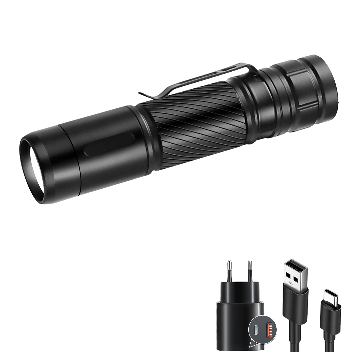 Black with EU plug