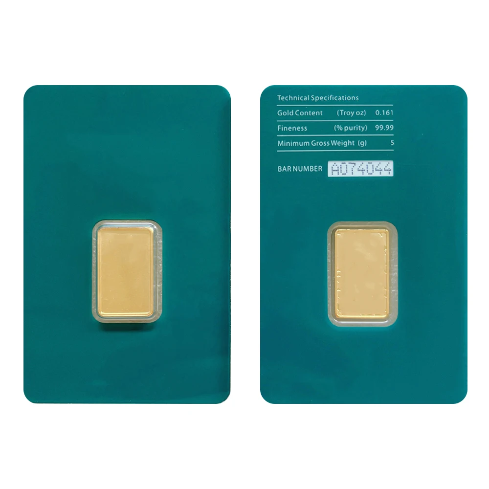 Premium 1oz/50g Switzerland Argor Gold Bar - Sealed 24K Gold Plated Ingot with Unique Serial Number