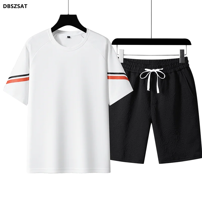 

Men Solid Sportswear Set Hip Hop Loose Sweatshirts + Pant 2 Piece Spring Autumn High Quality Breathable Trend Street Tracksuit
