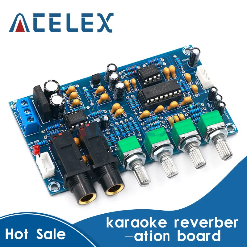 microphoneamplifierboardKaraokereverberationboardXHM173.jpg