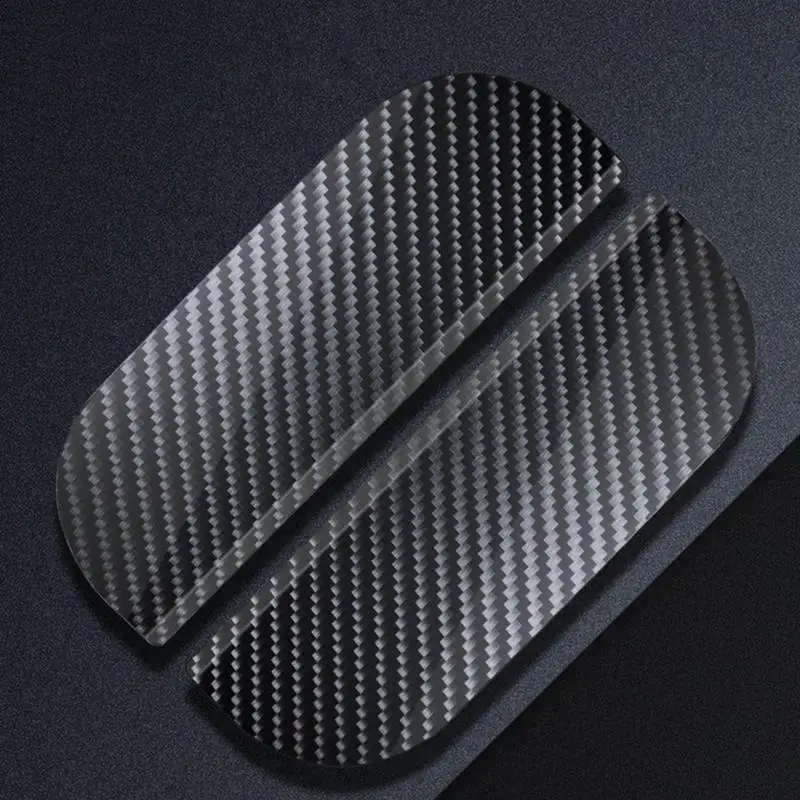 2pcs Car Rearview Mirror Rain Eyebrow Visor Carbon Fiber Car Rearview Side Snow Sun Visor Rain Cover Mirror Accessories