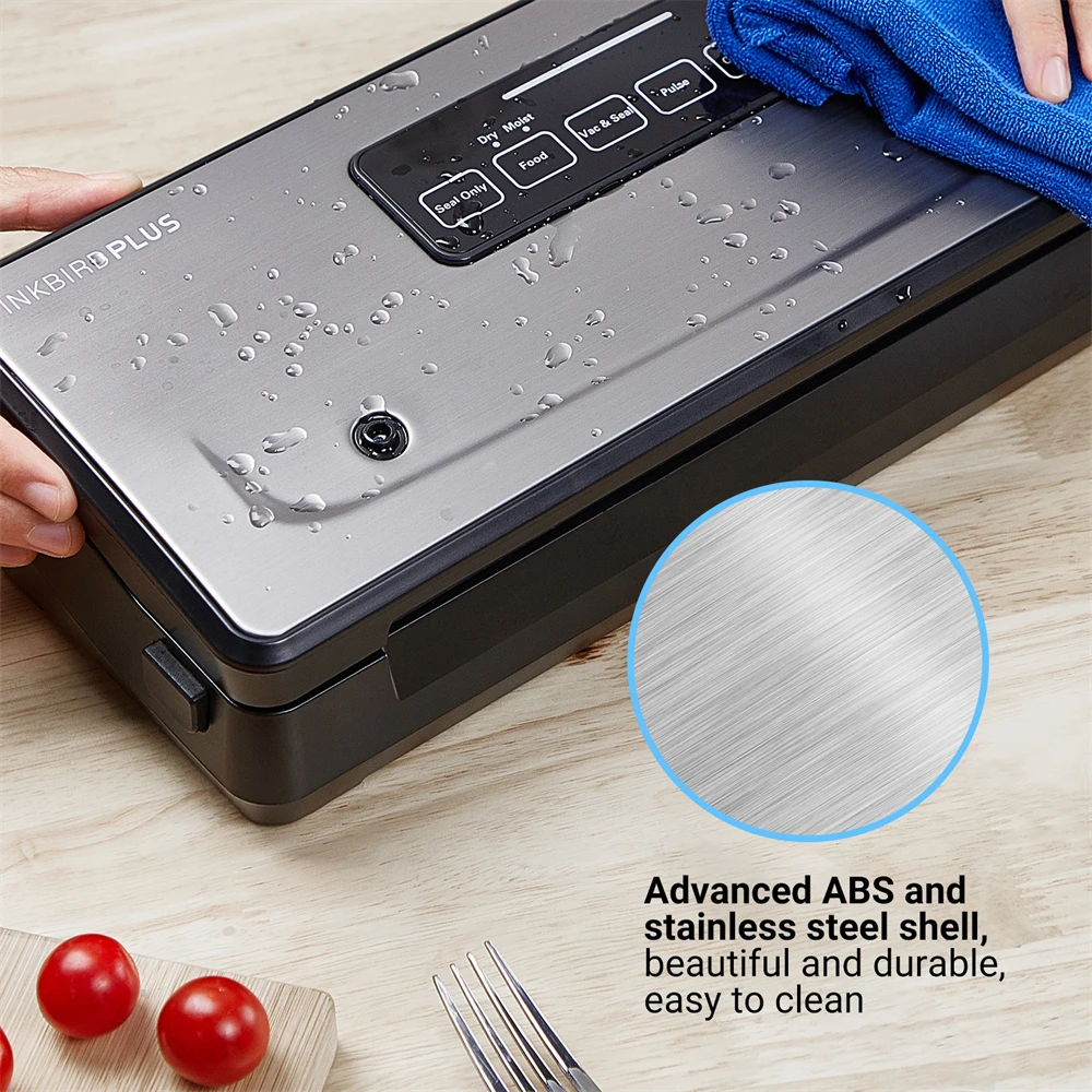 INKBIRD Automatic Ziploc Vacuum Sealer Vacuum Packing Machines With  Dry/Moist/Pulse/Canister Modes Versatile Kitchen Appliances - AliExpress