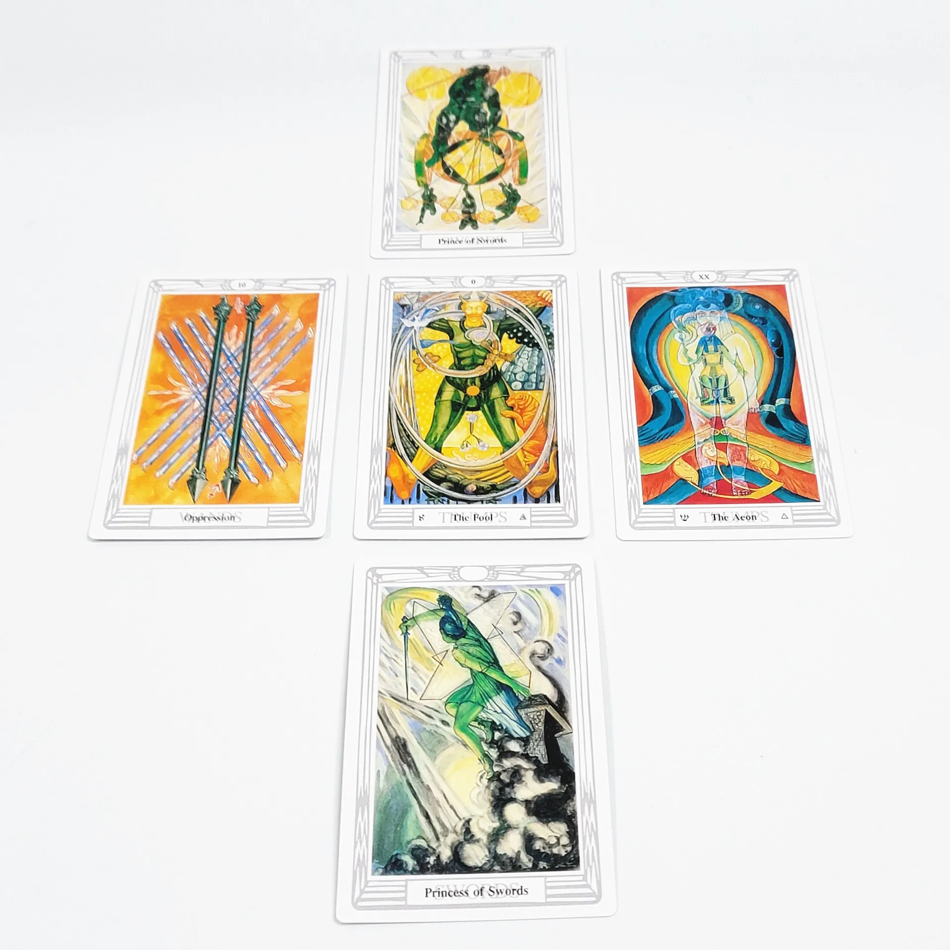 12x7cm Standard Size 78pcs Alester Crowley Thoth Tarot Deck Cards Board  Deck Games Cards For Party Game With Paper Manual - Card Games - AliExpress