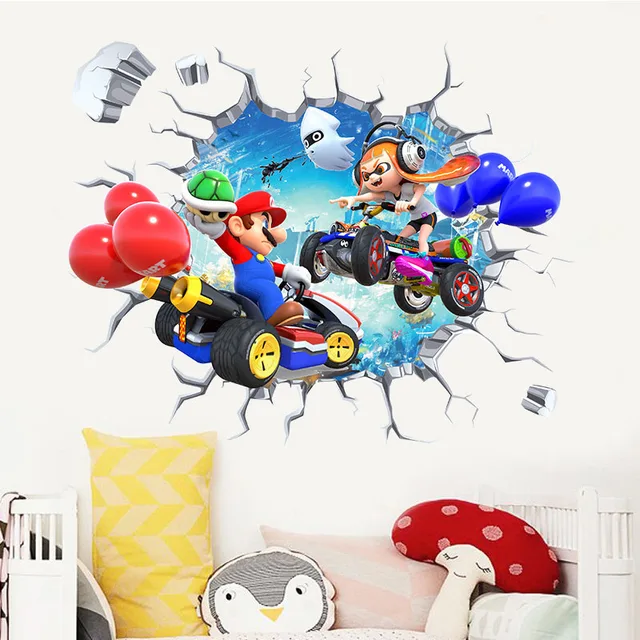 Super Mario Bros Wall Decals RoomMates Super Mario Bros Wall Decals