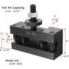 2Pcs Quick Change CNC Lathe Tool Post Turning Facing Holder Holder for Lathes Tools-250-201 & 250-202 4