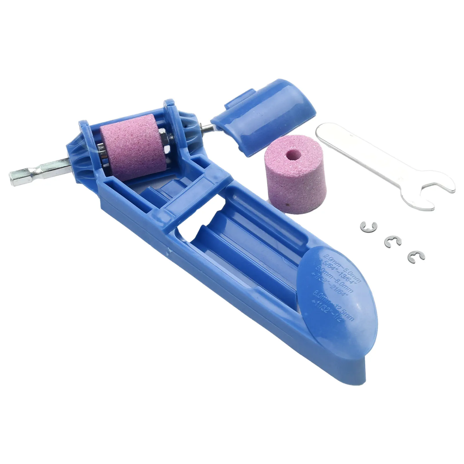 

Sharpener Set Drill Bit Sharpener Corundum 1SET Portable Drill Bit Grinding Wheel Drill Sharpener For 2.0-12.5mm Drill Bit