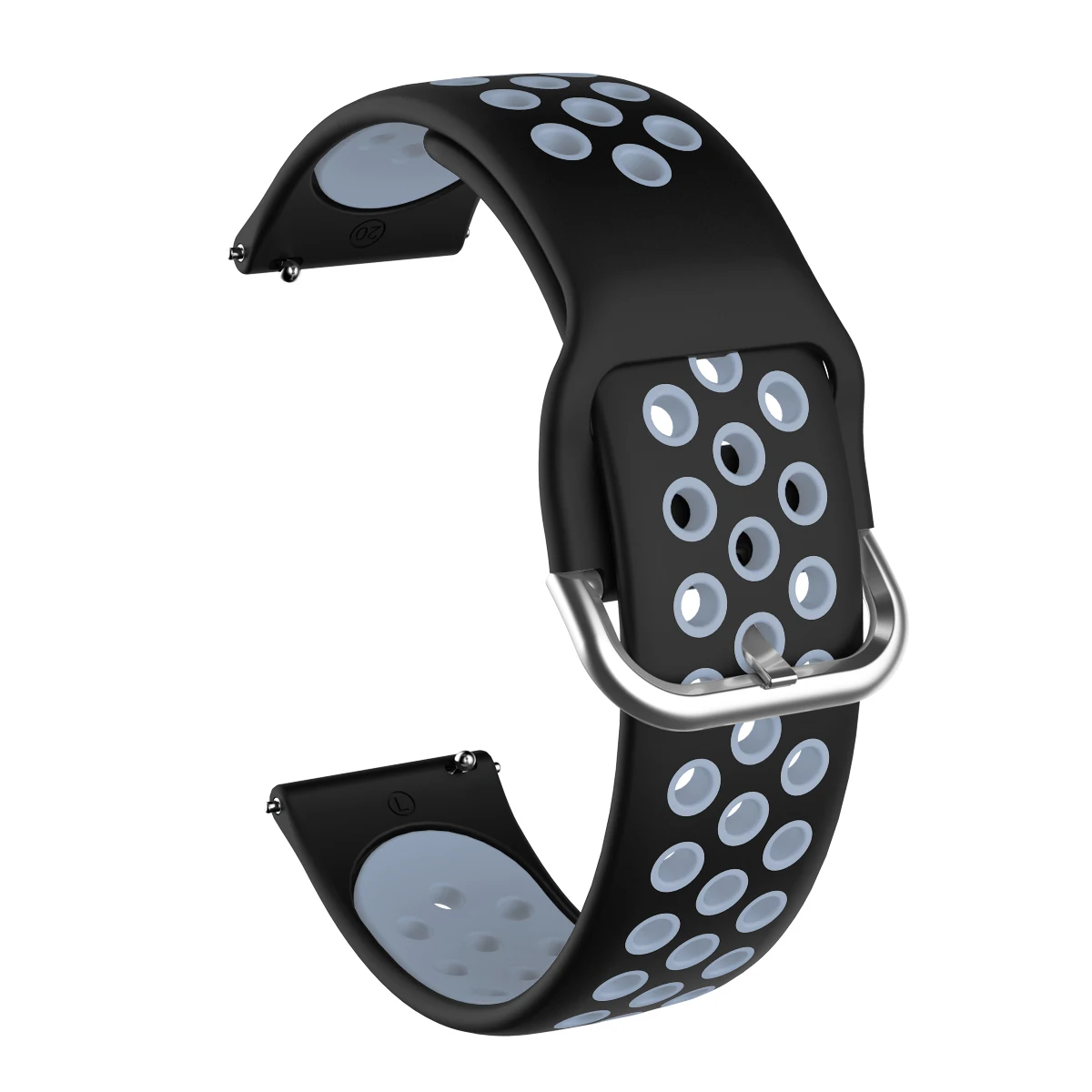 Universal Silicone Wristband Strap for Garmin Forerunner & Vivoactive Series - 20/22mm