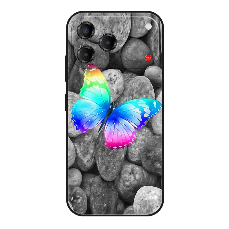 Sleek Black Matte Fashion Phone Case - Slim Soft TPU