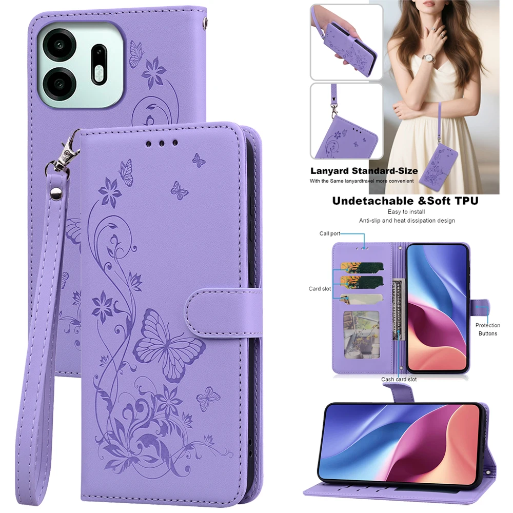 Leather Wallet Flip Phone Case - Elegant and Durable Protection