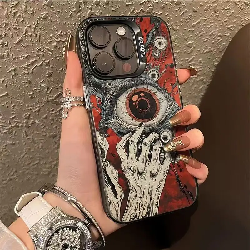 Devil Eyes Pattern Shockproof Phone Case with Bumper Protection