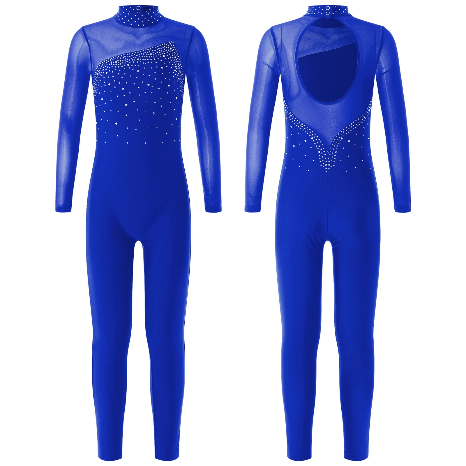 thumbnail image 1 of Niños Niñas gimnasia Ballet Leotardos figura brillante patinaje sobre hielo trajes de baile bailarina mono de cuerpo entero Unitard Ropa de baile, 1 of 5