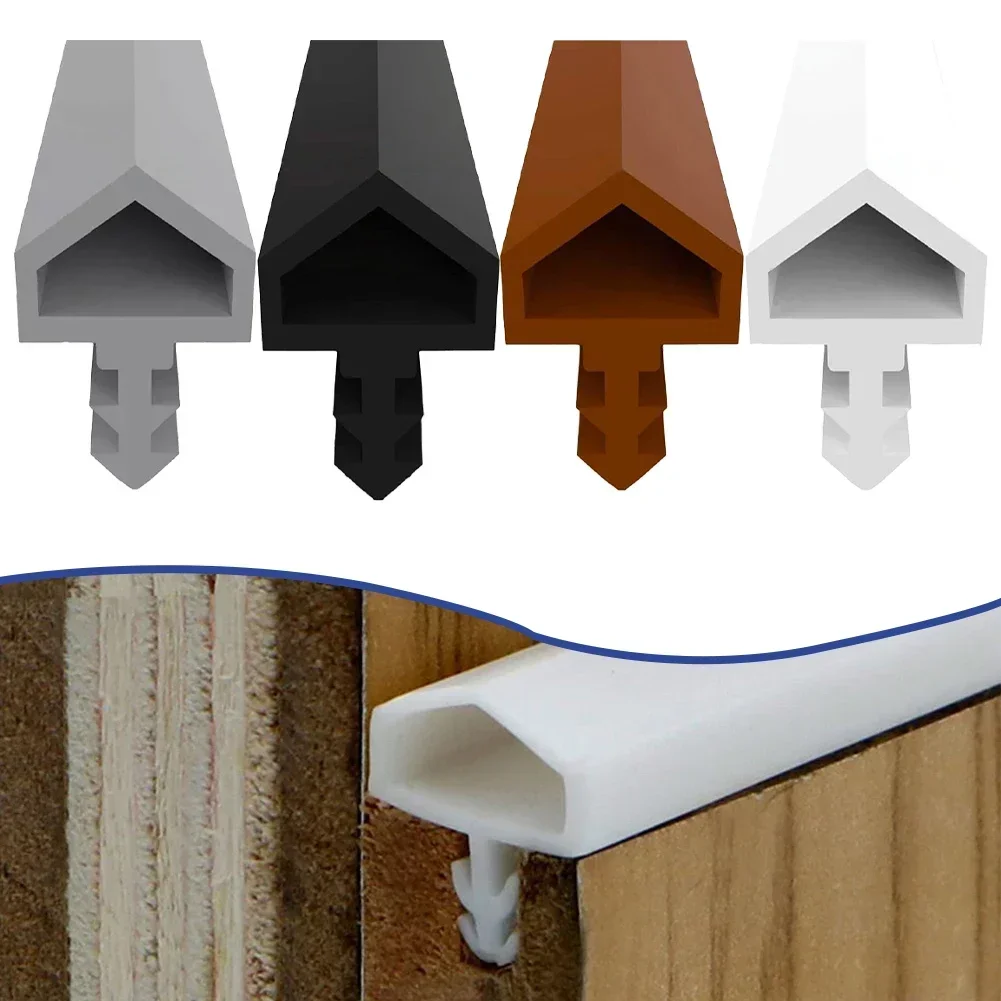 1 ROLL 5M Room Door Stop Seal Rubber Sealing Tape Frame For Window Door Home Office Silent Windproof Anti-collision door seal strip sealing strip tape window seal strip sealing tape sealing strip rubber seal strip rubber door weatherstripping door draft stopper silicone seal strip rubber shower seal