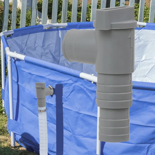 Tartós Pvc Medence Szűrő Szivattyú Adapter 32 Mm -Es Be-/Kikapcsoló Szelep Szivárgásbiztos Cserealkatrészek Kültéri Kiegészítőkhöz - Image 5