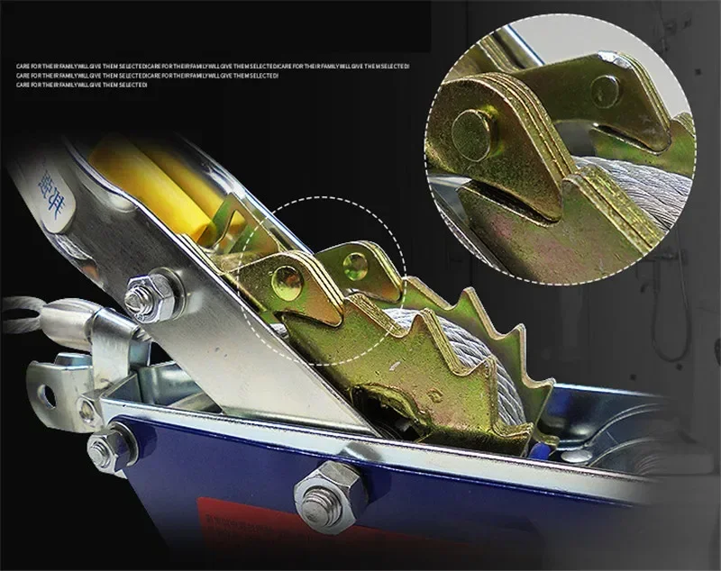 Use for heavy lifting,goods tied more tightly Portable Manual tensioner Don't need power Steel wire lifting tools 1 Ton to 4 Ton