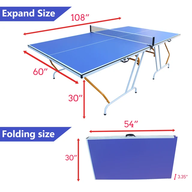 9FT Foldable Table Tennis Set 5