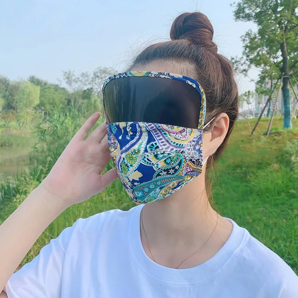 

Anti-UV Sunscreen Mask Hot Sale Goggles Breathable Riding Face Mask Anti-sun Mask Four Seasons