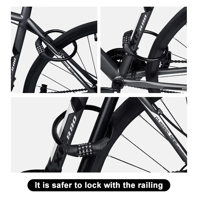 4-Digit Combination Bike Lock 6