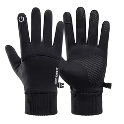 Winter Waterproof Men's Gloves Windproof Sport Fishing Touch Screen Driving Ski Non-slip Warm Full Finger Men Women Outdoor Tool