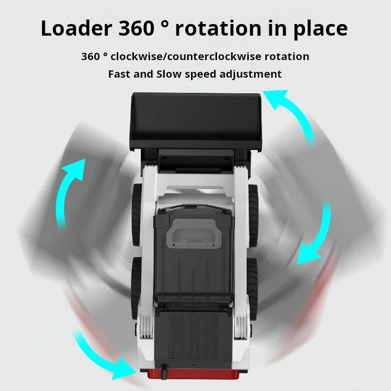 Double E594 1:14 Remote Control truck Loader Car Truck Remote control engineering car Excavator slip tractor Toy Boy gift 4