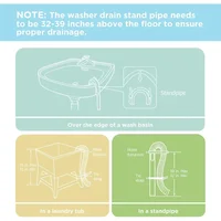 COMFEE’ Washing Machine 2.4 Cu.ft LED Portable Washing Machine and Washer Lavadora Portátil Compact Laundry, 8 Models 2