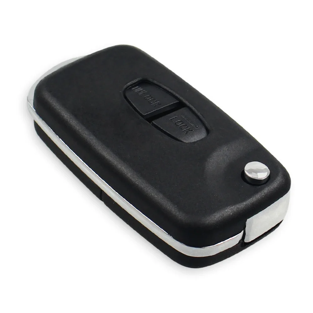 Modified Folding Remote Car Key Case For Mitsubishi Pajero Sport Outlander Grandis LANCER-EX ASX Right Blade 2 Button