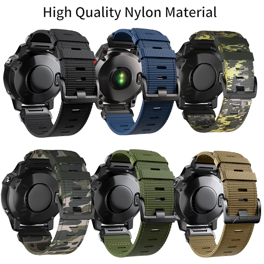 QuickFit Nylon Sports Weave Band - 22mm/26mm Strap