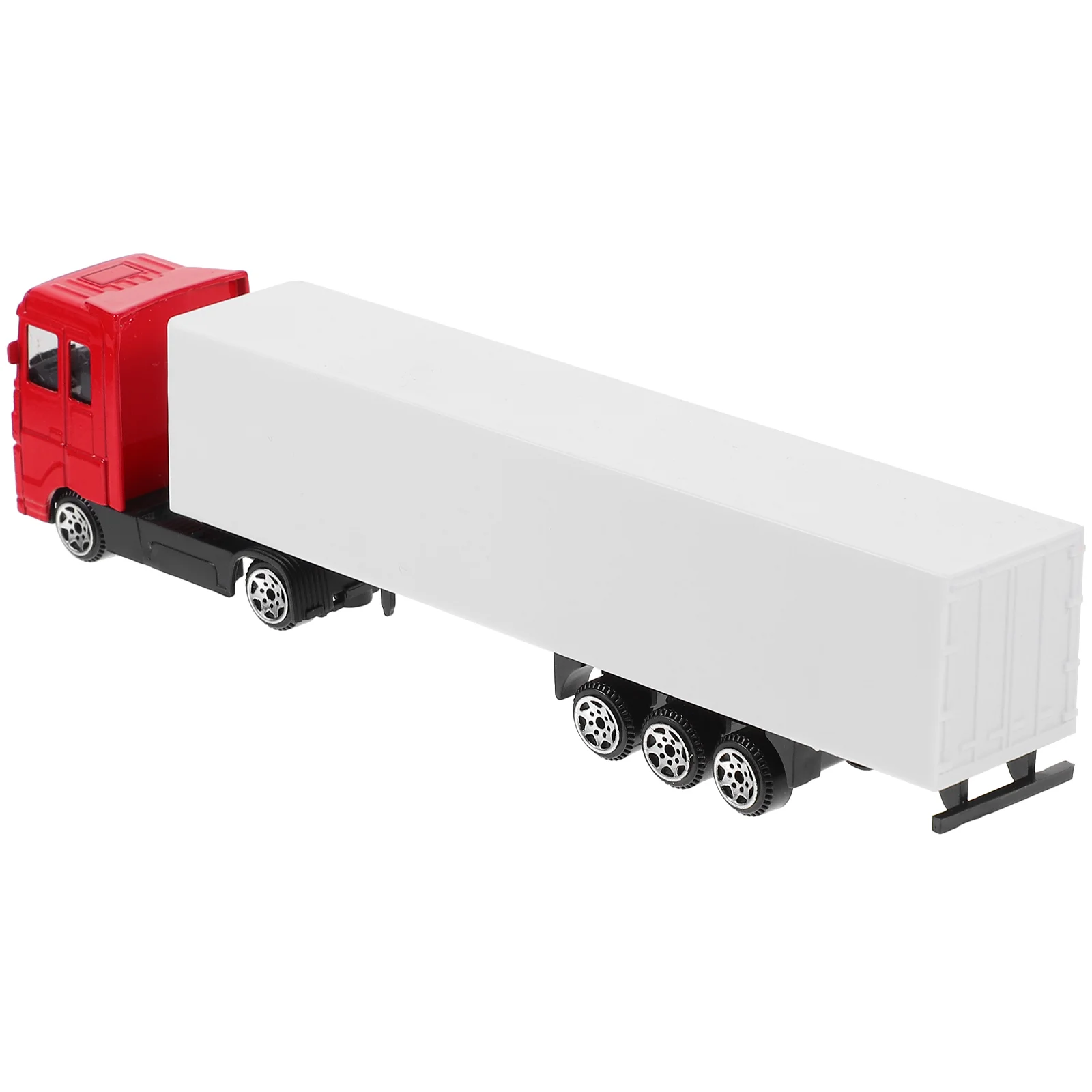 

Boys Truck Model Plaything Alloy Truck Model Realistic Container Truck Model Miniature Truck Toy