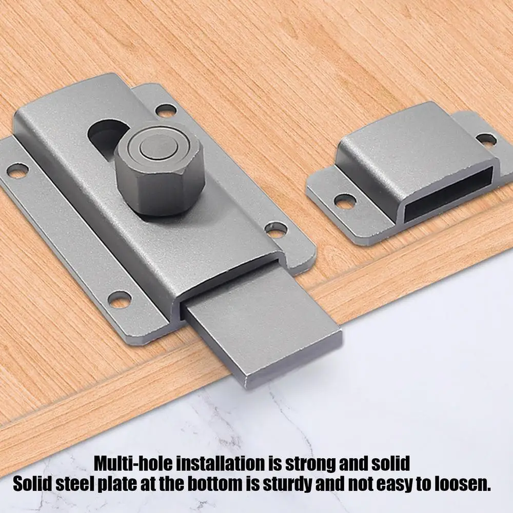 Description Picture 2 of itemSliding Door Latch Thickened Sliding Door Latch Sliding Barn Door Lock Versatile Sliding Door Lock Latch Barn Door Latches For