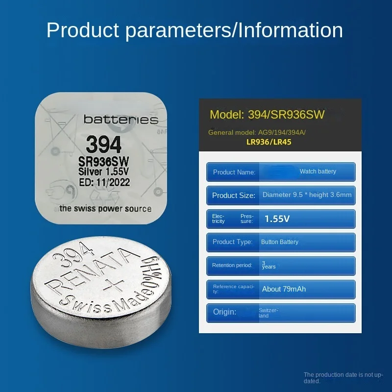 Pile bouton de montre à l'oxyde d'argent, télécommande, pile bouton, jouets  d'origine, RenMi371, SR920SW, AG6, LR920, LR69, 920, 1.55V, 1-10 pièces -  AliExpress
