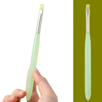 1PCS Green Nail Brush Nail Art Brush Line Painting Brushes Crystal Acrylic Thin Liner Drawing Pen 1
